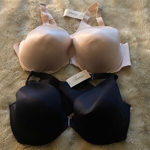 Soma Women's Bra Set - Light Pink and Black
